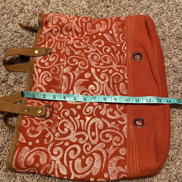 Myra bag- like new- pockets on the inside and leather strap - Picture 8 of 9